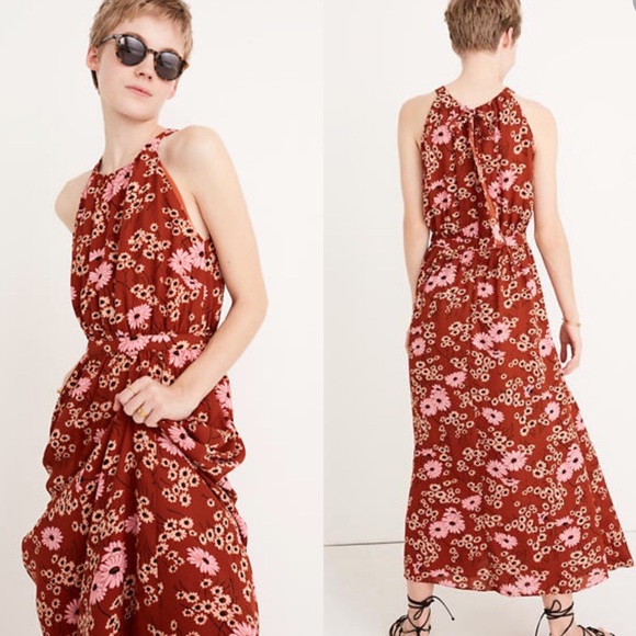 Madewell Dresses & Skirts - Madewell Halter Midi Dress In Hillside Daisies